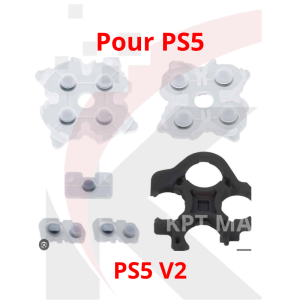 Conducteur en caoutchouc pour manette PS5 V2- Pack de 20 MAROC