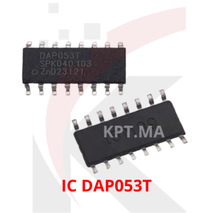 Puces circuits intégrés rectangulaires noires de rechange de contrôle d'alimentation PWM référence DAP053T au boîtier SOP pour bloc d'alimentation de console PlayStation 5
