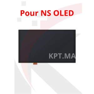Afficheur écran OLED de remplacement seule de 7 pouces avec sa nappe de connexion inférieure pour console Nintendo Switch OLED