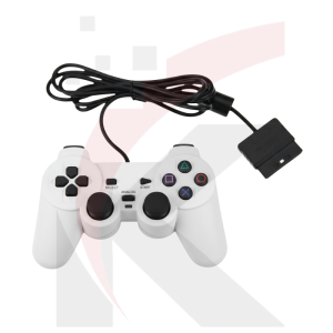 Manette PS2 Blanche Filaire DualShock 2 KPT Maroc