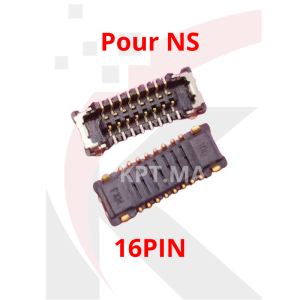 Connecteur femelle de rechange FPC à 16 broches pour branchement du module de carte Micro SD sur carte mère Nintendo Switch